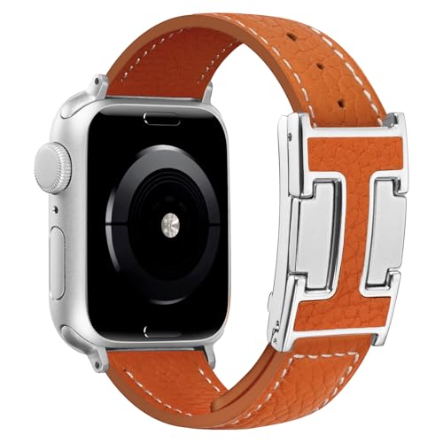 Leather Magnetic Band Compatible with Apple Watch Bands for Women