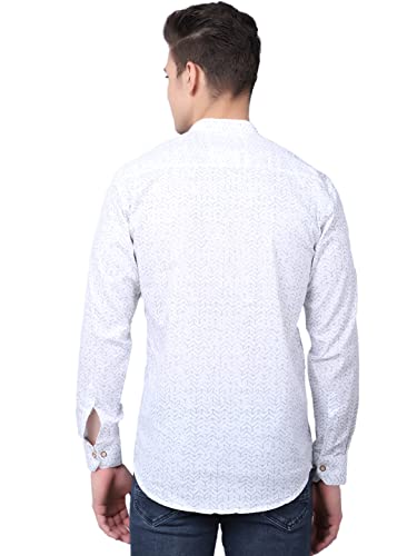 Image of Majestic Man Men's Cotton Regular Fit Short Printed Designer Kurta