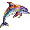 Goodangie00 Wooden Sea Dolphin Wall Art Decor - 14" Ocean Animal Beach Theme Vintage Coastal Hanging Decoration for Home Garden Fence Farmhouse Pool Lake Bathroom Gift