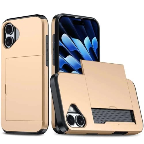 Porte-cartes iPhone 14 Plus et étui portefeuille antichoc double couche