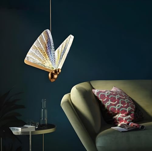 Image of FILLISKA 3 in1 Colour Changing LED Luxurious Hanging /Pendant Light (FrenchGold-PAY18)