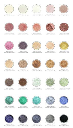 Mayra Delight Amethyst Purple Mineral Mica Makeup Eye Shadow Shimmer Loose Powder Pigments 35 Colors To Choose From Sparkly Eye Shadows Bare Natural Ingredients Non Toxic Talc Free Made In Usa #TOP3