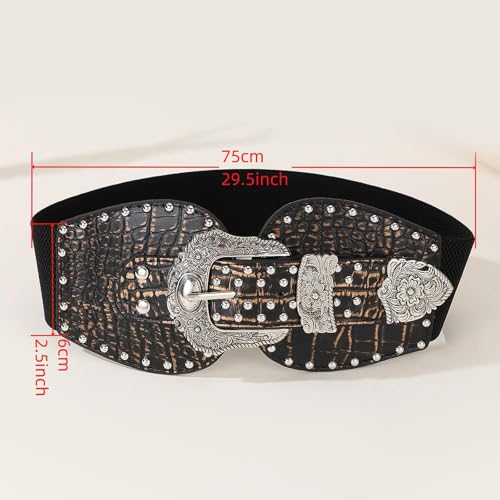 Elastic Waist Belt for Women Lady Stretch Belt for Shirt Clothing Accessory2