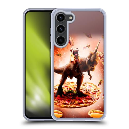 Carcasa TPU flexible Samsung Galaxy S23+ 5G antiarañazos diseño pizza espacial