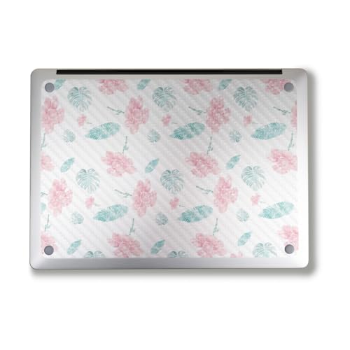 Image of Carbon Fiber Laptop Skin Compatible with Alienware M18 R2 (2024) - Paper Flowers - Premium 3M Vinyl Protective Wrap Decal Cover - Easy to Apply | Crafted in The USA by MightySkins