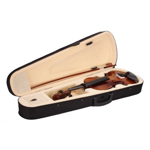 4/4 Acoustic Violin Beginner Violin Full Size with Case Bow Rosin - Thumbnail 2