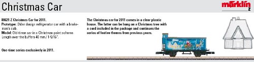 Preisvergleich Produktbild Z MÄ HÄNDLER-WEIHNACHTSWAGEN 2011