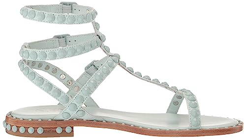 Image of Ash Play Bis Tonal-Studded Flat Sandal for Women, Chic Open-Toe Design, Comfortable Footbed, Durable Sole, Ideal for Casual Outfits