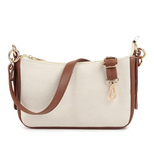 Women's 2-in-1 Clutch Tote Handbag – Convertible Crossbody and Shoulder Purse with Zipper Closure & Removable Strap.