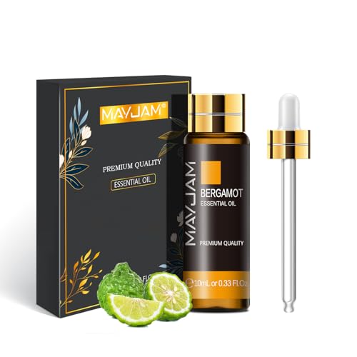 MAYJAM Bergamot Essential Oil 10ML - Pure, Undiluted - Premium Quality Essential...