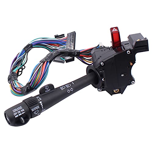 NewYall Turn Signal Console Multi Function Switch with Cruise Control for GMC Jimmy 4.3L 98-05, Sonoma 4.3L/2.2L 98-04, GMC Jimmy 4.3L 98-05, Sonoma 4.3L/2.2L 98-04, Oldsmobile Bravada 4.3L 98-01