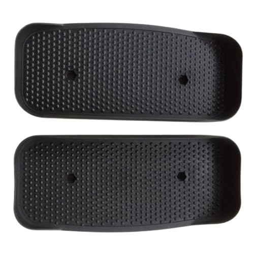 Pedales para máquina elíptica negros de plástico ABS para tubo cuadrado de 30x30 mm 5