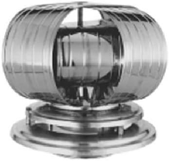 SANDHILL 6'' Stainless Steel Vacu-Stack TDW (for Double and Triple Wall Air Cooled Chimneys)