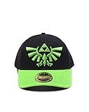  The Legend of Zelda Cap Hyrule Crest Logo Curved Bill Cap Black