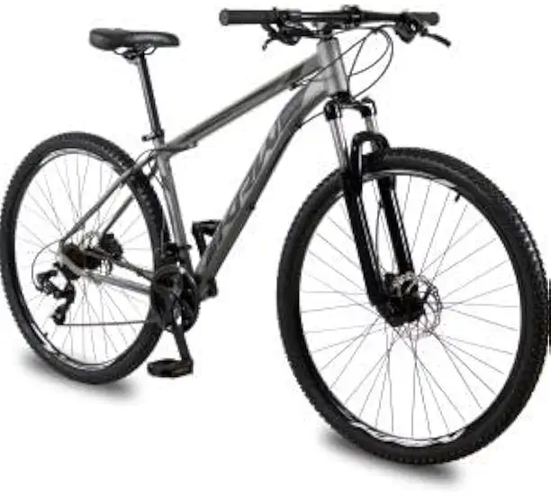 Bicicleta Aro 29 Krw Alumínio Câmbios Shimano 24 Velocidades Freio a Disco Hidráulico Suspensão Mountain Bike s5