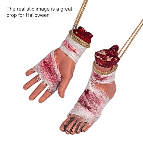 Pendentifs mains pieds cassés Halloween : finissez-en avec les décors de fête ennuyeux - 6