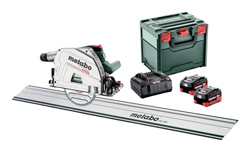Metabo Set de scie circulaire plongeante sans fil KT 18 LTX 66 BL Set 691172810 avec rail de guidage FS 160 metaBOX 340 18V 2x - vue 2