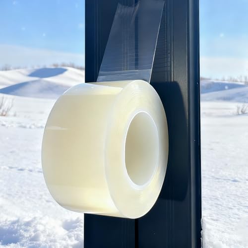 Birllaid Transparent Window Weather Sealing Tape, 2 Inch x...