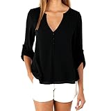 ✓Damen Langarmshirt Material: Baumwollmischung❀❀oberteile damen oberteile damen sexy party oberteile damen sexy party oberteile damen sexy elegant damen oberteile damen oberteile elegant langarm damen oberteile elegant langarm grosse grössen pullover damen pullover damen locker pullover damen locker v-ausschnitt t-shirt damen sommer t-shirt damen sommer bauchfrei Freizeit Modisch Shirt Kurzarm Revers Schlank Hemd Arbeit V-Ausschnitt mit Knöpfe Casual Einfarbig Oberteil Bluse Sommer Frauen Elegan