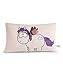Produktbild NICI Kissen, Polyester, Beige/Violette, 1 Stück (1er Pack)