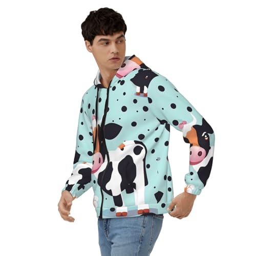 Sweat décontracté pour homme zippé à capuche pour rompre la monotonie du noir - 4