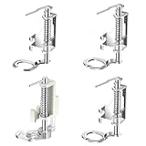 4Pcs Sewing Machine Foot, Including Open Embroidery Presser Foot and Free Embroidery Presser Foot, Suitable for Singer, Brother, Janome and Other Sewing Machines to Meet Various Sewing Needs