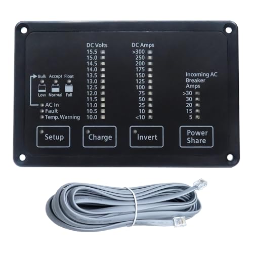 Image of 12V Remote Control Panel 84-2056-01, Compatible with Xantrex Heart FDM-12-25, Fit for Freedom 81-2010-12 Inverter /Charger