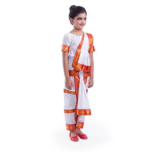 Image of Fancydresswale Bharatnatyam Dance Dress for Girls