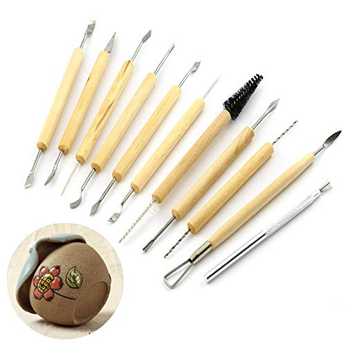 Buy 11pcs Hand Tools Shapers for Fimo Sculpture Models Clay Pottery DIY