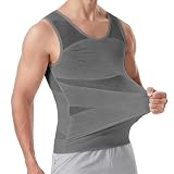 [Ademe] 加圧シャツ メンズ 加圧インナー 乳首隠し お腹引き締め 強圧 コンプレッションウェア 加圧タンクトップ 吸汗速乾 通気性 細身 姿勢矯正 トレーニング ランニング 運動用