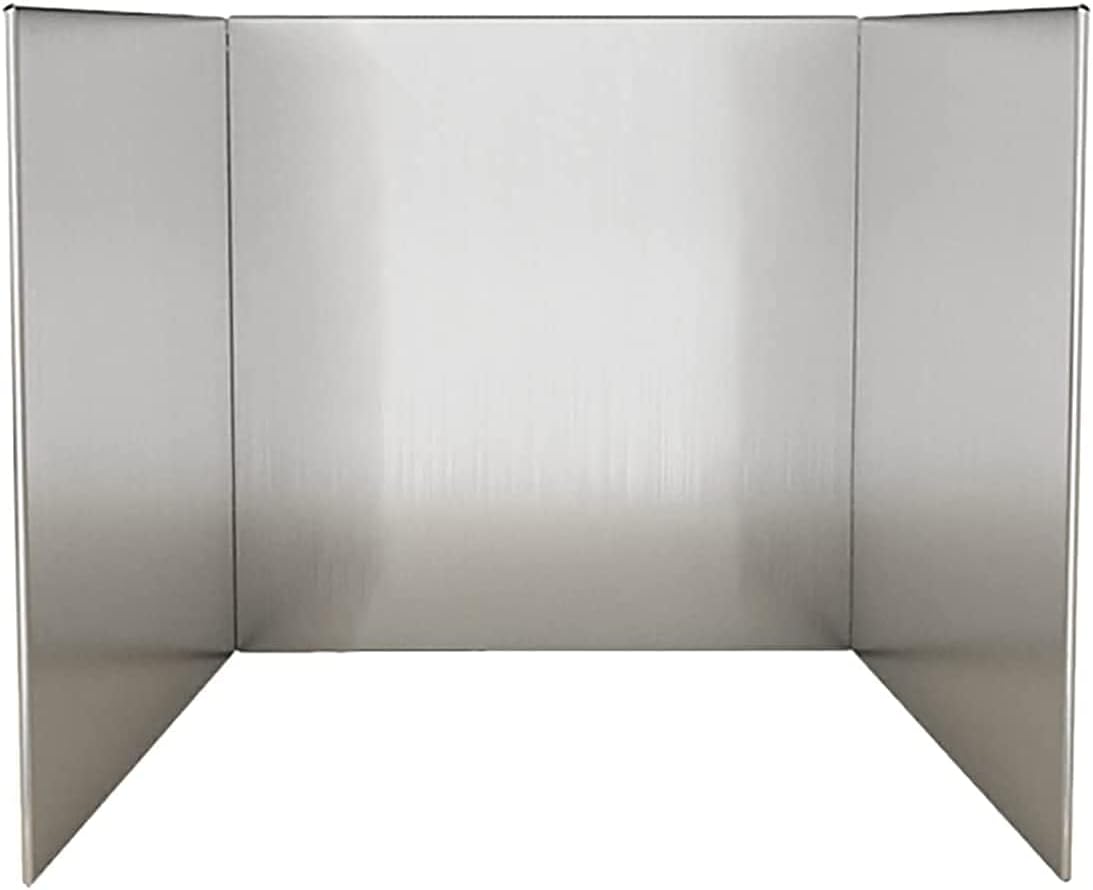 3 Sided Kitchen Splash Guard, Splash Board Barrier Oil Block, Kitchen Cooking Frying Pan Anti Splatter Shield Guard Oil(Size:505050CM) (Size : 45 * 45 * 45CM)