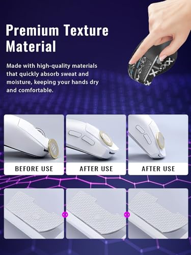 Juego de calcomanías ultrafinas de agarre para mouse Logitech MX vertical premium 5