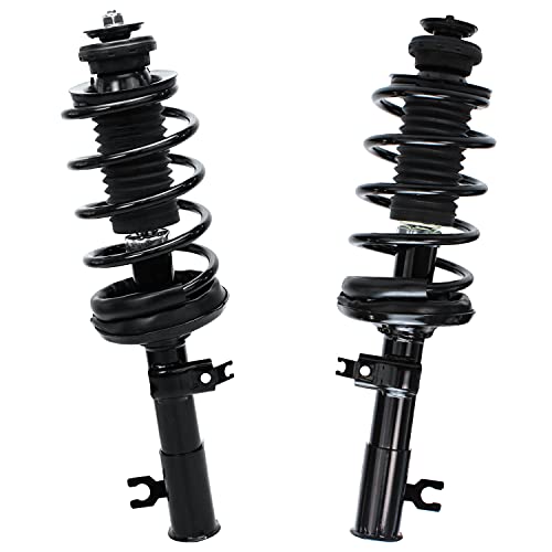Image of Detroit Axle - Front 2pc Struts for Chevrolet Aveo Aveo5 Pontiac G3 Wave, 2 Struts w /Coil Spring Assembly Replacement Suspension