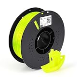 22 Network PETG Filament 1.75mm 1KG Spool (2.2lbs), High Toughness and Precision, Fit Most FDM Printers for Industrial Production and Household Accessories (Transparent Yellow)