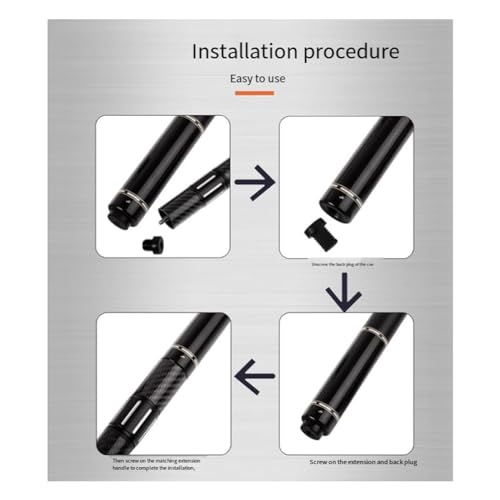 Extension queue de billard télescopique en alliage d'aluminium - Accessoire sport