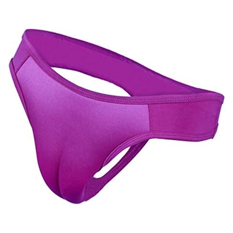 Hellery Men Hiding Gaff Panties Transgender Crossdresser Thong Shaper Cosplay Briefs - Burgundy, XXL Cover