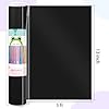 VINYL FROG Smart Adhesive Vinyl Roll 13in x 5ft Matte Black Craft Vinyl Compatible with Explore3/Maker3, Smart Permanent Vinyl for DIY Crafting Decal Projects(Cut Well Without Mat) #1