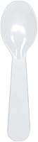 Karat U2450W 3" White PS Disposable Tasting Spoons - 4000 Bulk Pack for Food Sampling