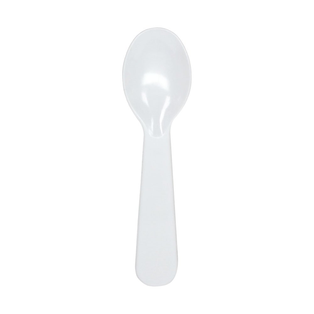 U2450W 2.9" PS Disposable Tasting Spoon, White (Pack of 4000)