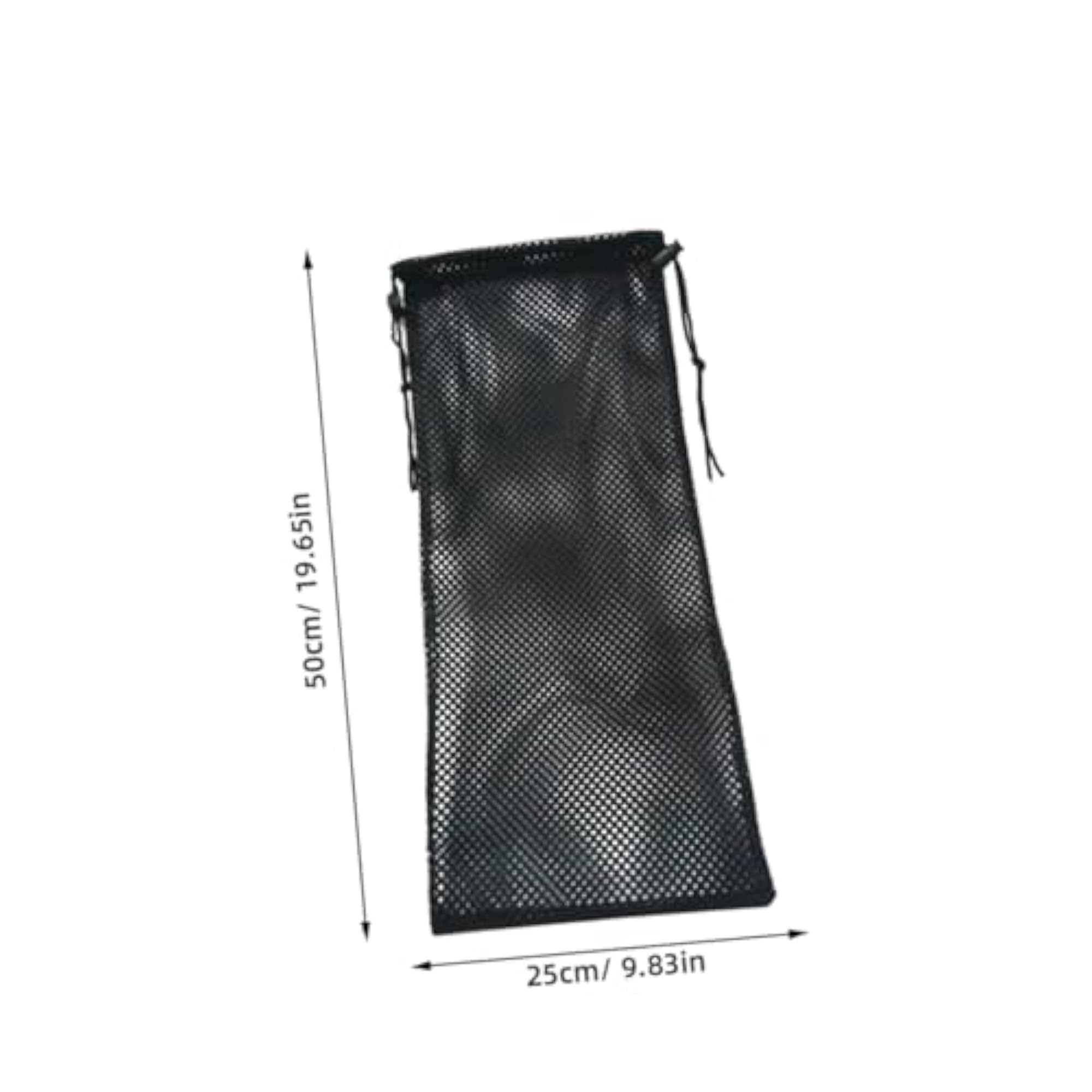 2pcs Lightweight Snorkeling Mesh Bags for Water Sports