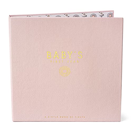 Lucy Darling Wildflower Meadow Theme Luxury Baby Memory Book - First Year Journal Album Photo Book To Capture Precious Memories - Keepsake Pregnancy Baby Record Book For Girl #TOP7