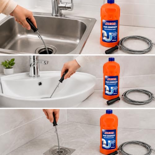 Déboucheur canalisation flexible pour libérer le siphon de la douche