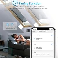 SMARTERCURRY WLAN Rollladenschalter [6.1Gen], Smart LED Jalousien Schalter mit Timer, Kindersicherung, Rollladensteuerung kompatibel mit Echo Alexa/Google, 4 Stück | Schwarz – Ansicht 5