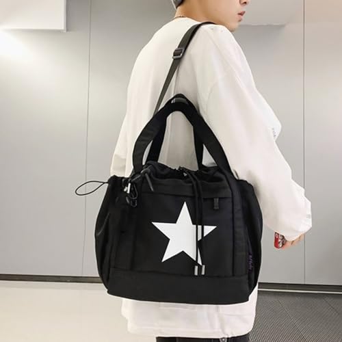 Women Bag Large Capacity Shoulder Bag Student School Bag Star Crossbody Bag Messengers Bag Casual Handbag for Daily2