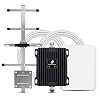 Cell Phone Signal Booster for Verizon and AT&T | Up to 4,500 Sq Ft | Boost 4G LTE 5G Signal on Band 12/13/17 | 65dB Dual…