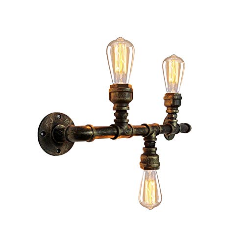 Aplique de pared de hierro estilo retro industrial de alta gama 5