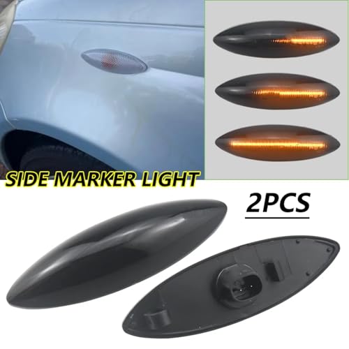 Indicador lateral luz de señal para solucionar ópticas opacas en Toyota Yaris 2000-2005 1 par 6