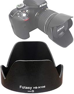 Fotasy Bayonet Lens Hood for Nikon 1 NIKKOR VR 10-100mm f/4-5.6/ Nikon AF-P