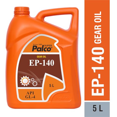 Image of PALCO EP 140 Extreme Pressure Gear Oil 5 Litre (Pack 2) | API GL 4 Gear Oil for Cars, Bus & Other Heavy Vehicle High Performance Heavy-Duty for Smooth Transmissions, Superior Protection