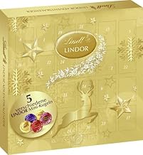 Lindt Chocolate | LINDOR Mini Advent Calendar 2025 | 109 g | 24 Delicately Melting LINDOR Baubles | Festive Chocolate Gift for Advent Season